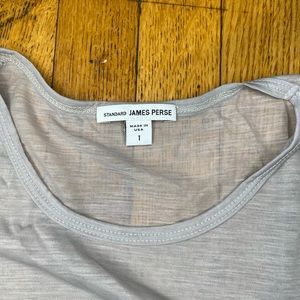 James Perse shear neutral short sleeve tshirt